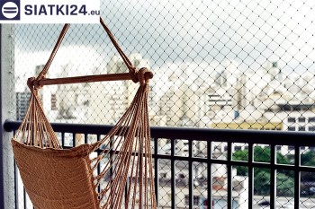 Siatki Radzyń Podlaski - Zabezpieczająca siatka ze sznurka na balkon dla terenów Radzynia Podlaskiego