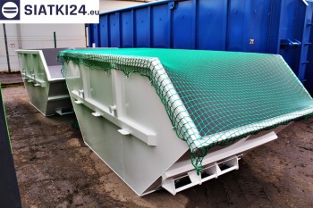 Siatki Radzyń Podlaski - Siatka przykrywająca na kontener - zabezpieczenie przewożonych ładunków dla terenów Radzynia Podlaskiego